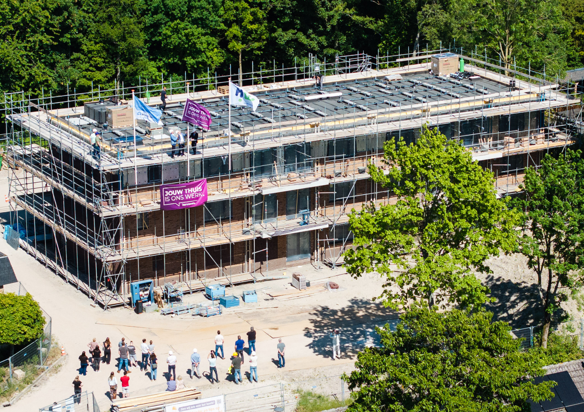 Viering hoogste punt Fazant Maasdam: nieuw thuis voor 11 huurders in zicht