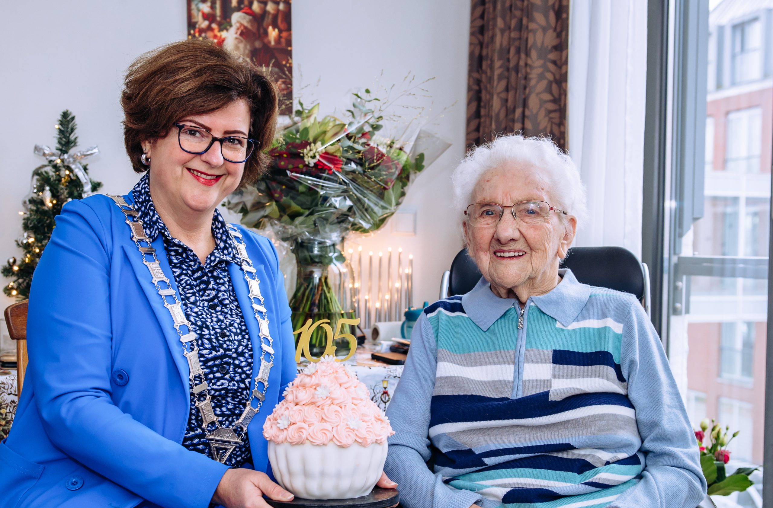 Oudste inwoner van Hoeksche Waard is 105 jaar geworden!