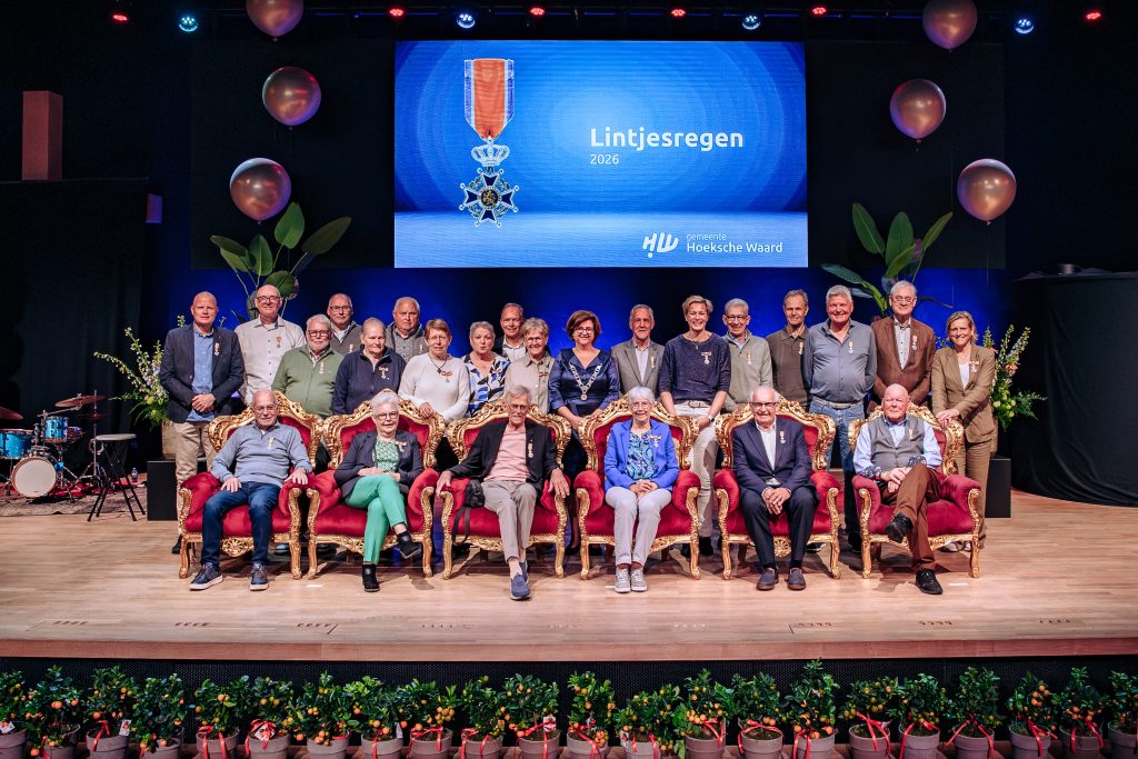 Groepsfoto Lintjesregen 2026